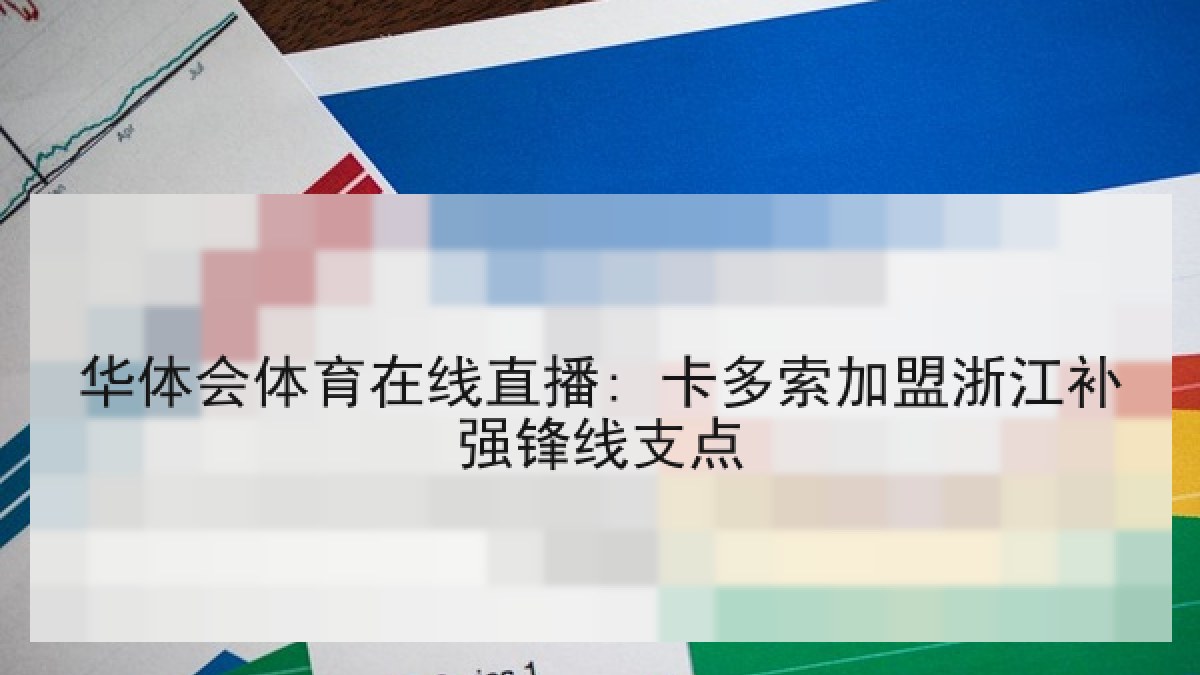 华体会体育在线直播: 卡多索加盟浙江补强锋线支点